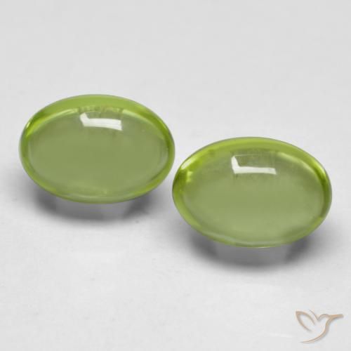 1.06 ct Oval Peridot, 6.1 x 4.2 mm From China, Photo A
