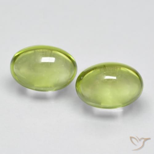 1.21 ct Oval Peridot, 6.1 x 4.2 mm From China, Photo A