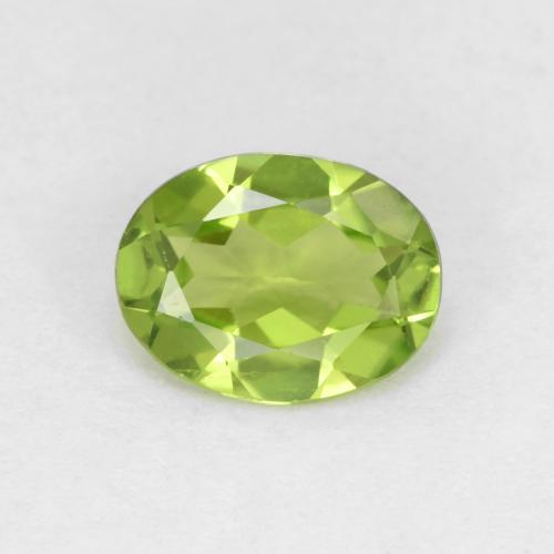 Verde chiaro Peridoto Gem - 1.7ct Ovale sfaccettato (ID: 580134)