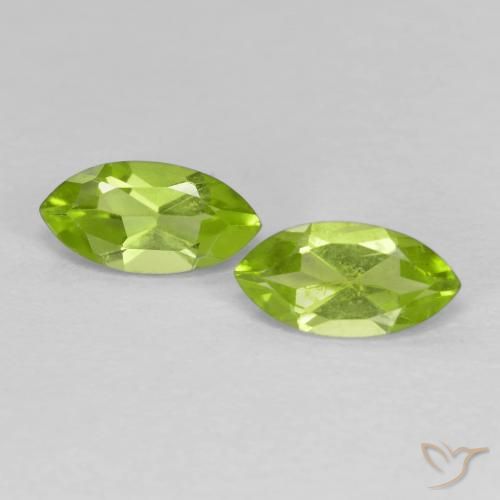 1.22ctw Natural Lively Green Peridot, Marquise, VS