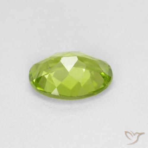Peridot Gemstone in 8 x 6 mm (calibrated) Size for Sale, Peridot Stone in Light Lively Green Color