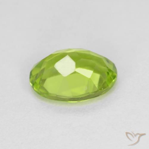 Peridot Gemstone in 8 x 6 mm (calibrated) Size for Sale, Peridot Stone in Light Lively Green Color