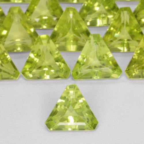 Medium Green Peridot Edelstein - 0.4ct Fantasie-Schliff (ID: 614156)