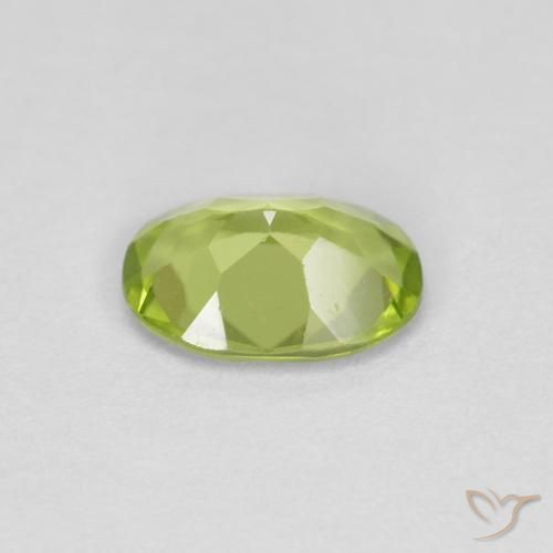 Peridot Gemstone in 7 x 5 mm (calibrated) Size for Sale, Peridot Stone in Medium Green Color
