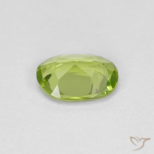 Peridot Gemstone in 6.6 x 5 mm Size for Sale, Peridot Stone in Lively Green Color
