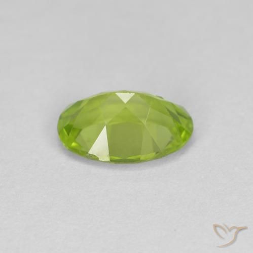 Peridot Gemstone in 7 x 5 mm (calibrated) Size for Sale, Peridot Stone in Medium Green Color