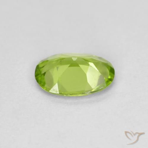 Peridot Gemstone in 7 x 5 mm (calibrated) Size for Sale, Peridot Stone in Medium Green Color