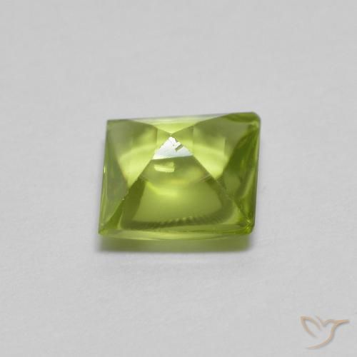 Peridot Gemstone in 5 x 5 mm (calibrated) Size for Sale, Peridot Stone in Medium Green Color