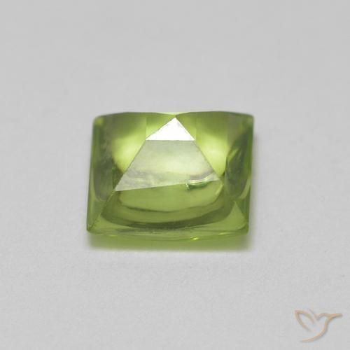 Peridot Gemstone in 5 x 5 mm (calibrated) Size for Sale, Peridot Stone in Medium Green Color