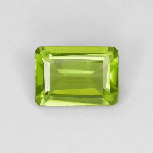 0,95ct Taglio ottagonale verde Peridoto dalla Cina, Dimension 7,1 x 5mm, Natural non trattati Gemstone, VS Clarity, 1 piece Peridoto in Verde acceso Color, Mohs Hardness of 6,5 - 7 adatto per gioielli da indossare ogni giorno, Photo A