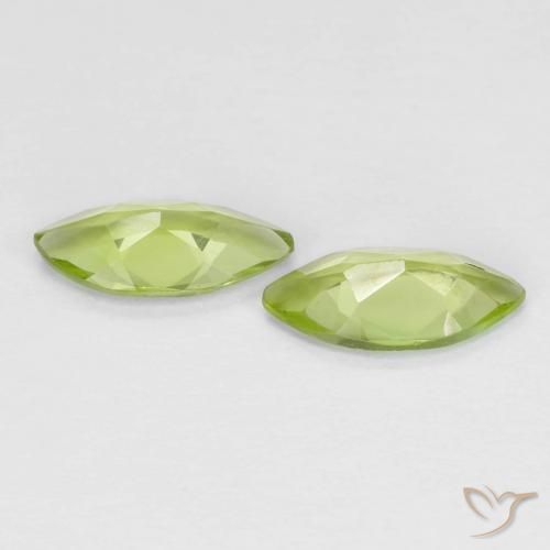 Peridot Gemstones in 8 x 4 mm (calibrated) Size for Sale, Peridot Stones in Medium Green Color