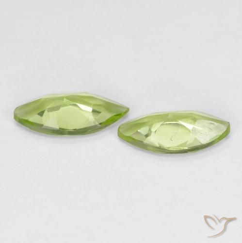 Peridot Gemstones in 8 x 4 mm (calibrated) Size for Sale, Peridot Stones in Light Lively Green Color