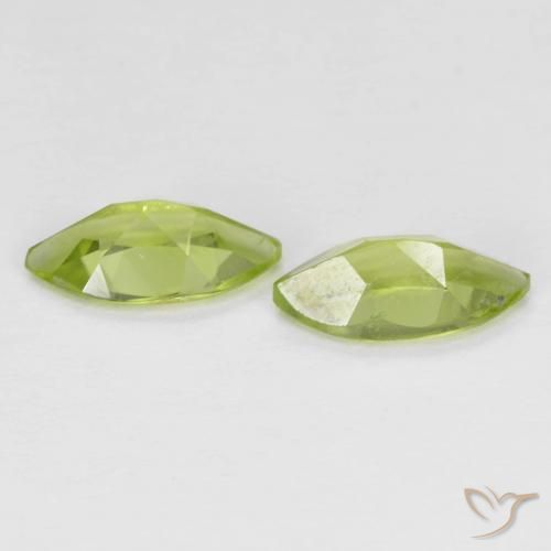 Peridot Gemstones in 8 x 4 mm (calibrated) Size for Sale, Peridot Stones in Medium Green Color