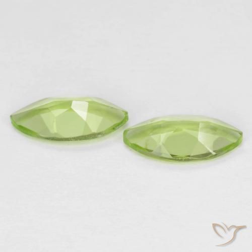 Peridot Gemstones in 8 x 4 mm (calibrated) Size for Sale, Peridot Stones in Light Lively Green Color