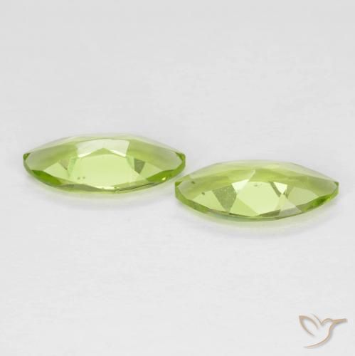 Peridot Gemstones in 8 x 4 mm (calibrated) Size for Sale, Peridot Stones in Medium Green Color