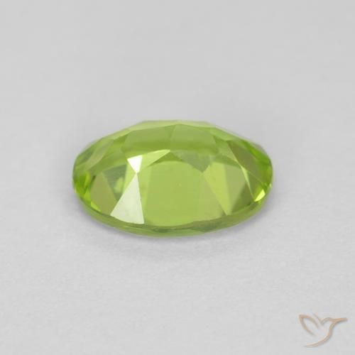 Peridot Gemstone in 8 x 6 mm (calibrated) Size for Sale, Peridot Stone in Lively Green Color