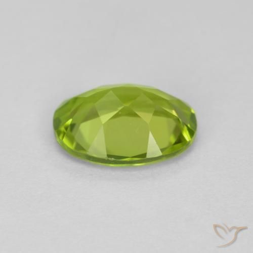 Peridot Gemstone in 8 x 6 mm (calibrated) Size for Sale, Peridot Stone in Medium Green Color