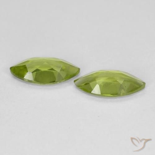 Peridot Gemstones in 8 x 4 mm (calibrated) Size for Sale, Peridot Stones in Lively Green Color