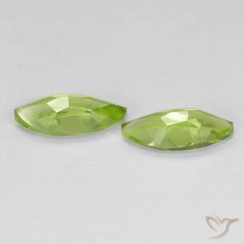 Peridot Gemstones in 8 x 4 mm (calibrated) Size for Sale, Peridot Stones in Lively Green Color
