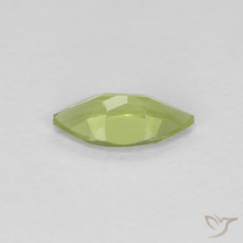Peridot Gemstone in 7 x 3.5 mm (calibrated) Size for Sale, Peridot Stone in Lime Green Color