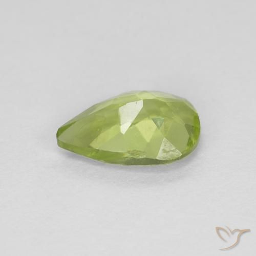 Peridot Gemstone in 7 x 5 mm (calibrated) Size for Sale, Peridot Stone in Yellowish Green Color
