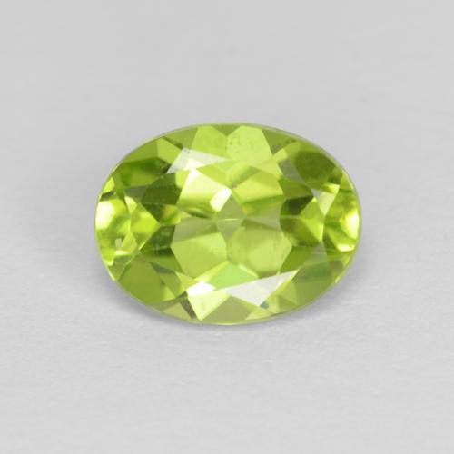 Peridoto verde taglio ovale da 1,37 ct dalla Cina, dimensione 8 x 6mm, pietra preziosa naturale non trattati , purezza VVS-VS, Peridoto Ovale sfaccettato da 1 pz, durezza Mohs di 6,5 - 7 adatto per gioielli da indossare ogni giorno, Photo A