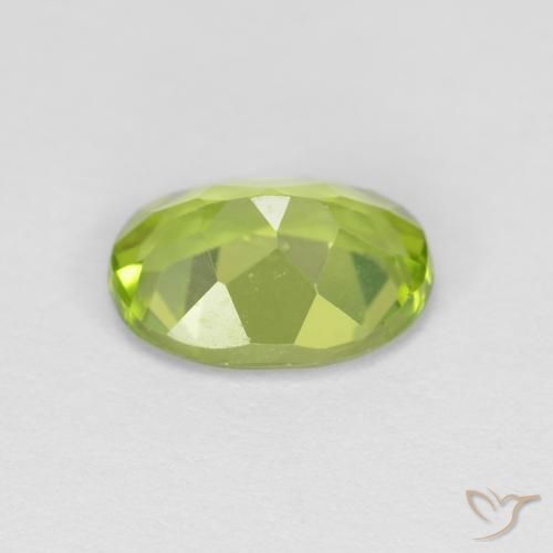 Peridot Gemstone in 8 x 6 mm (calibrated) Size for Sale, Peridot Stone in Yellowish Green Color