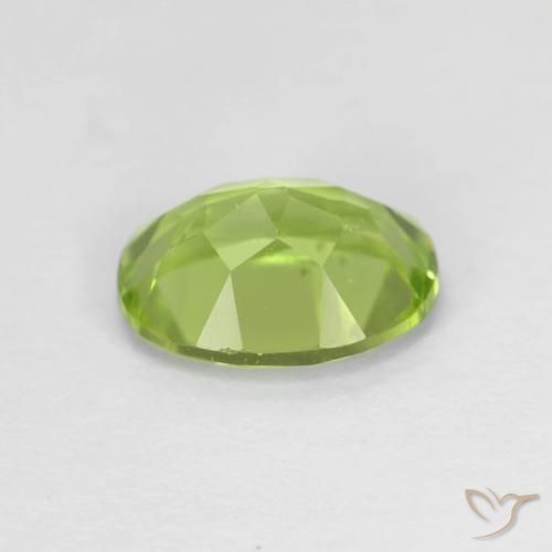 Peridot Gemstone in 8 x 6 mm (calibrated) Size for Sale, Peridot Stone in Lively Yellowish Green Color