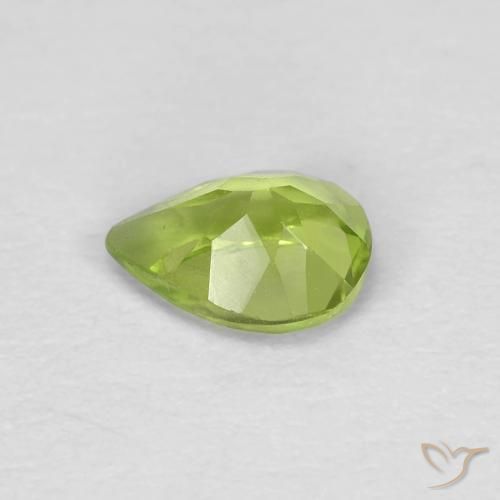 Peridot Gemstone in 6.5 x 4.8 mm Size for Sale, Peridot Stone in Medium Green Color