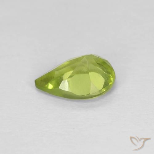 Peridot Gemstone in 6.7 x 4.8 mm Size for Sale, Peridot Stone in Yellowish Green Color