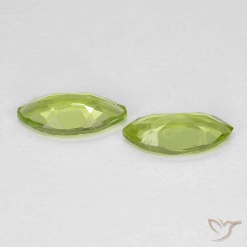 Peridot Gemstones in 8 x 4 mm (calibrated) Size for Sale, Peridot Stones in Light Lively Green Color