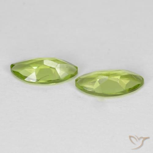 Peridot Gemstones in 8 x 4 mm (calibrated) Size for Sale, Peridot Stones in Bright Green Color