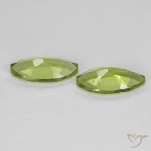 Peridot Gemstones in 8 x 4 mm (calibrated) Size for Sale, Peridot Stones in Bright Green Color
