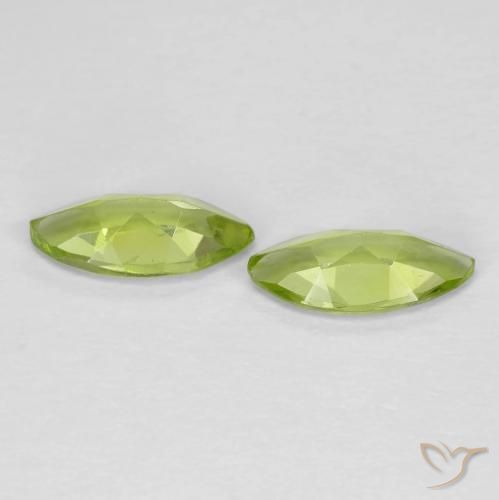 Peridot Gemstones in 8 x 4 mm (calibrated) Size for Sale, Peridot Stones in Bright Green Color