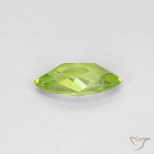 Peridot Gemstone in 8 x 4 mm (calibrated) Size for Sale, Peridot Stone in Medium Green Color