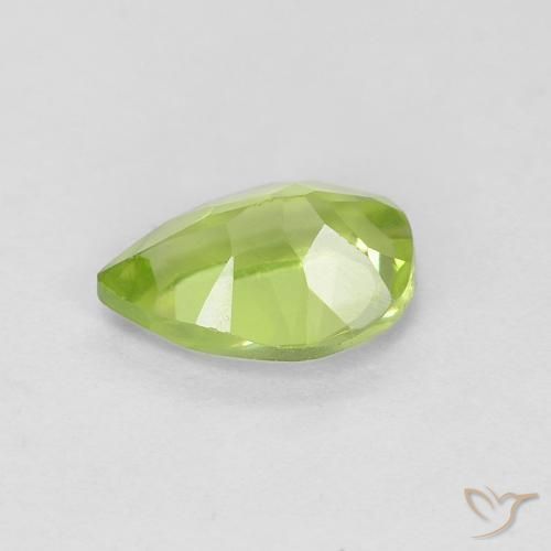 Peridot Gemstone in 6.9 x 4.8 mm Size for Sale, Peridot Stone in Medium Green Color