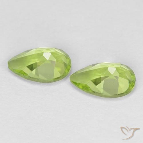 Peridot Gemstones in 6 x 4 mm (calibrated) Size for Sale, Peridot Stones in Light Lively Green Color