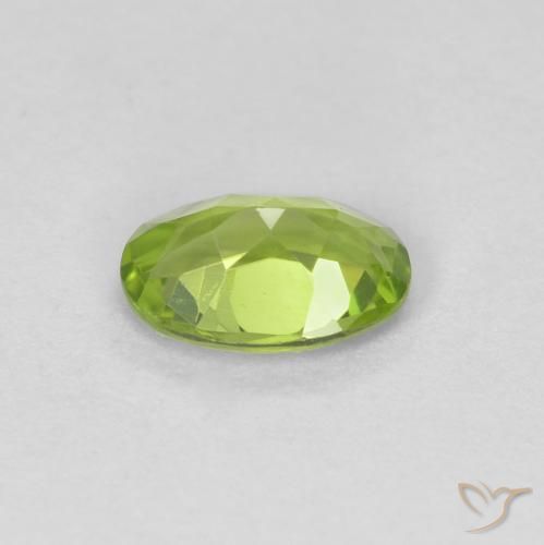 Peridot Gemstone in 7 x 5 mm (calibrated) Size for Sale, Peridot Stone in Medium Green Color