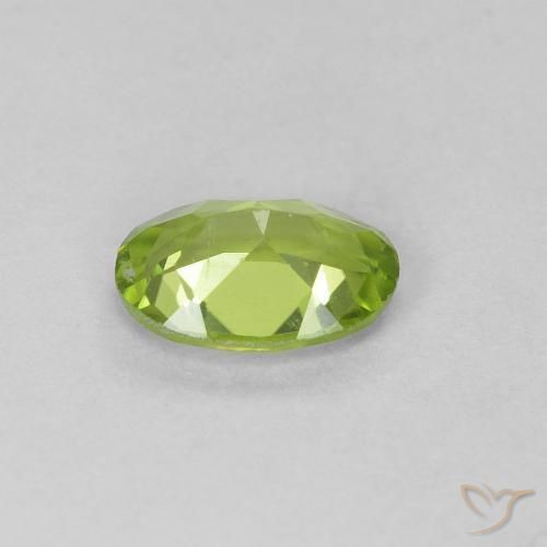 Peridot Gemstone in 6.6 x 4.8 mm Size for Sale, Peridot Stone in Lively Green Color