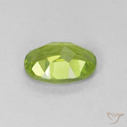 Peridot Gemstone in 7 x 5 mm (calibrated) Size for Sale, Peridot Stone in Medium Green Color