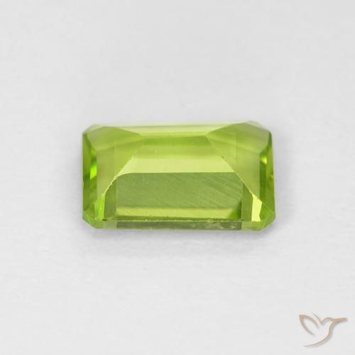 Peridot Gemstone in 7 x 5 mm (calibrated) Size for Sale, Peridot Stone in Bright Green Color