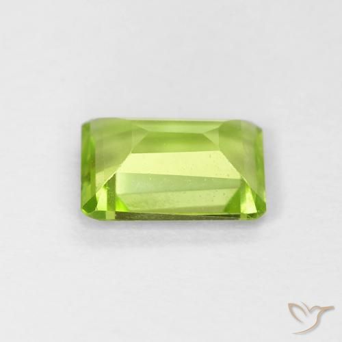 Peridot Gemstone in 7 x 5 mm (calibrated) Size for Sale, Peridot Stone in Bright Green Color