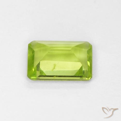 Peridot Gemstone in 7 x 5 mm (calibrated) Size for Sale, Peridot Stone in Bright Green Color