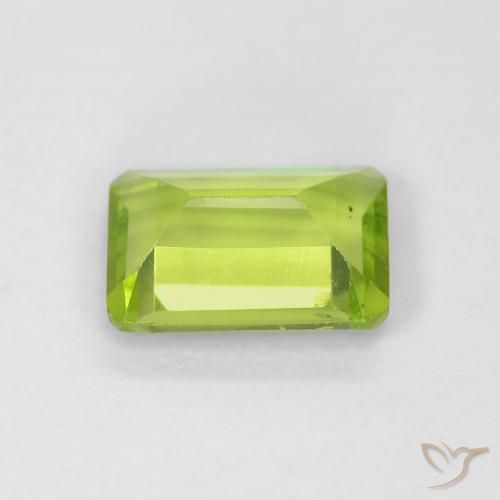 Peridot Gemstone in 7 x 5 mm (calibrated) Size for Sale, Peridot Stone in Bright Green Color