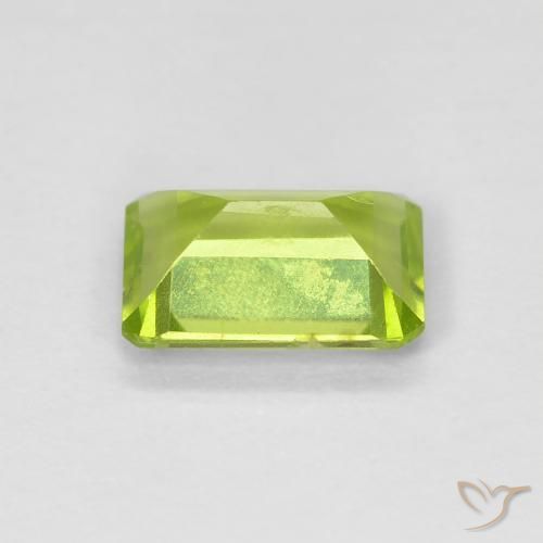Peridot Gemstone in 7 x 5 mm (calibrated) Size for Sale, Peridot Stone in Bright Green Color