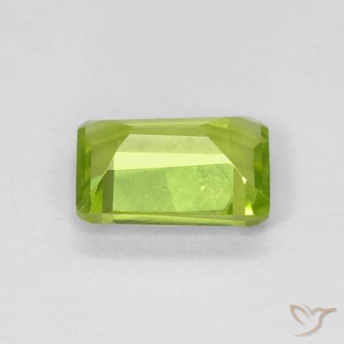 Peridot Gemstone in 7 x 5 mm (calibrated) Size for Sale, Peridot Stone in Bright Green Color