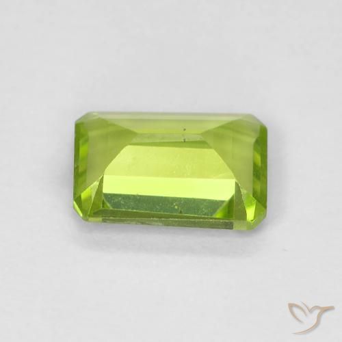 Peridot Gemstone in 7 x 5 mm (calibrated) Size for Sale, Peridot Stone in Bright Green Color