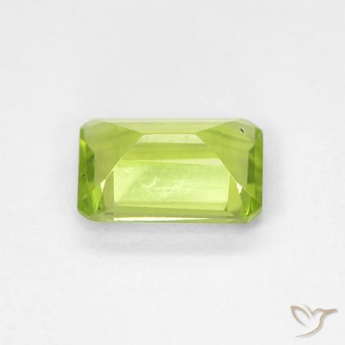 Peridot Gemstone in 7 x 5 mm (calibrated) Size for Sale, Peridot Stone in Medium Green Color