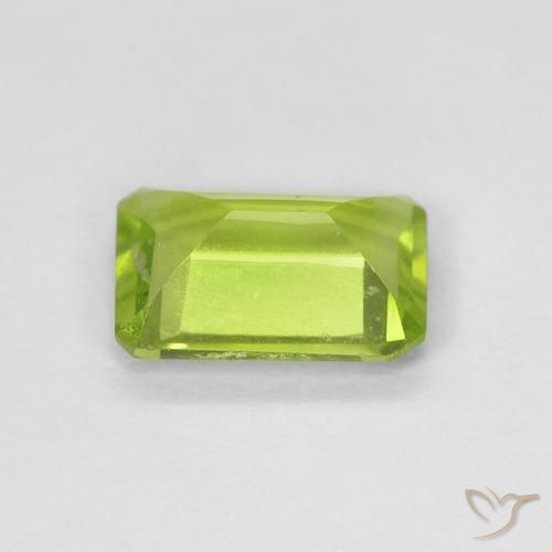 Peridot Gemstone in 7 x 5 mm (calibrated) Size for Sale, Peridot Stone in Lively Yellowish Green Color