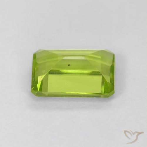 Peridot Gemstone in 7 x 5 mm (calibrated) Size for Sale, Peridot Stone in Bright Green Color